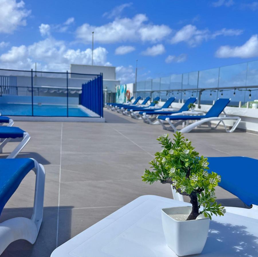 Azure Lofts & Pool Hotel San Andres  Bagian luar foto